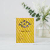 HONEY BEE, BEEKEEPER/bijenteelt Visitekaartje (Staand voorkant)