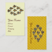 HONEY BEE, BEEKEEPER/bijenteelt Visitekaartje (Voorkant / Achterkant)