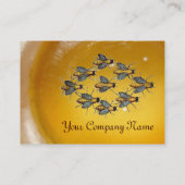 HONEY BEE, BEEKEEPER/bijenteelt Visitekaartje (Achterkant)