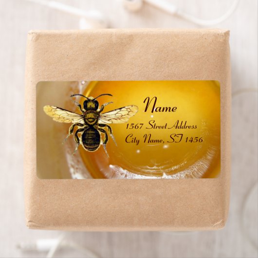 HONEY BEE ,BEEKEEPER ETIKET (Insitu)