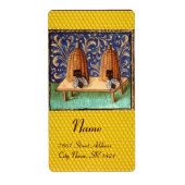 HONEY BEE ,BEEKEEPER ETIKET (Voorkant)