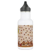 HONEY BEE,BEEKEEPER,Gemstone Monogram Waterfles (Rechts)