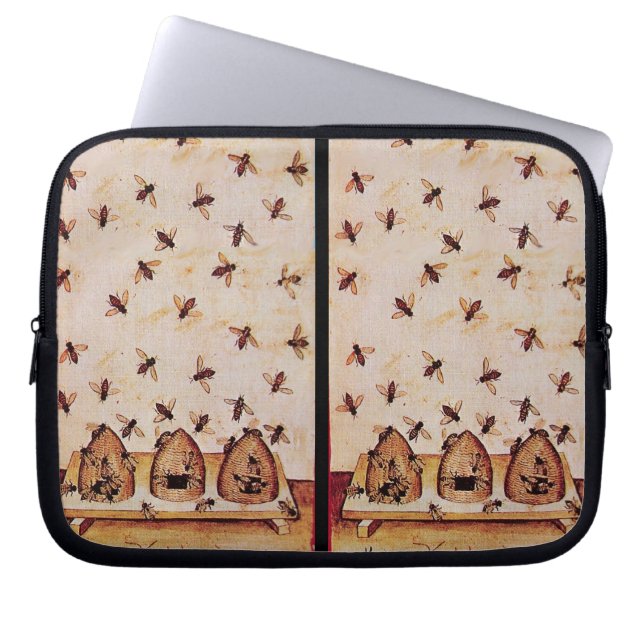 HONEY BEE ,BEEKEEPER LAPTOP SLEEVE (Voorkant)