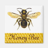 HONEY BEE ,BEEKEEPER MAGNEET (Voorkant)