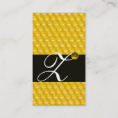 HONEY BEE ,BEEKEEPER MONOGRAM VISITEKAARTJE (Achterkant)