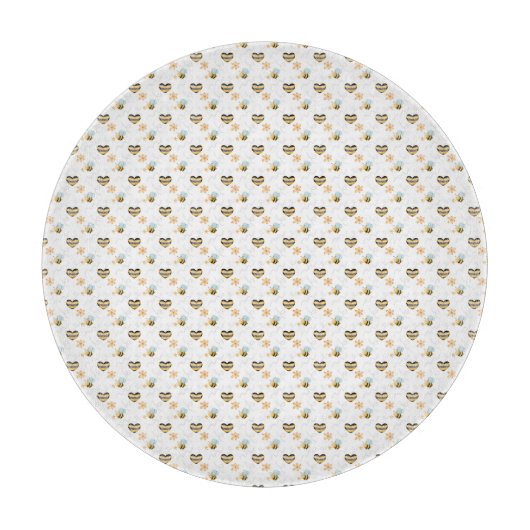 Honey Bee & Beekeeper Nature Lover’s Snijplank (Voorkant)