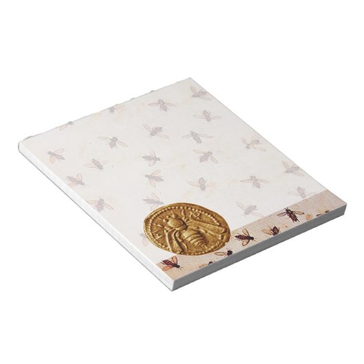 HONEY BEE ,BEEKEEPER NOTITIEBLOK (Schuin)