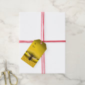 HONEY BEE, BEEKEEPER RED WAX SEAL MONOGRAM CADEAULABEL (Met Touw)