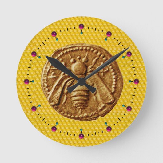 HONEY BEE ,BEEKEEPER RONDE KLOK (Voorkant)