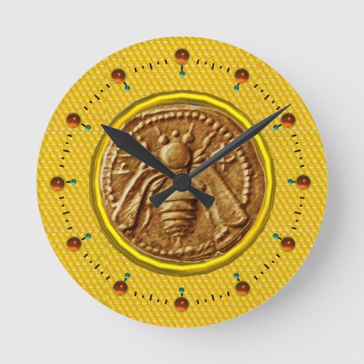 HONEY BEE ,BEEKEEPER RONDE KLOK (Voorkant)