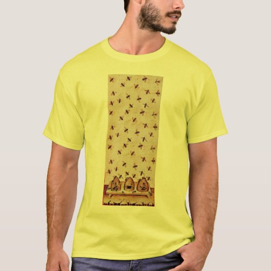 HONEY BEE ,BEEKEEPER T-SHIRT (Voorkant)