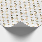 Honey Bee & Beekeeper Themed Gift for Nature Lover Cadeaupapier (Hoek)