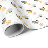 Honey Bee & Beekeeper Themed Gift for Nature Lover Cadeaupapier (Rol Hoek)