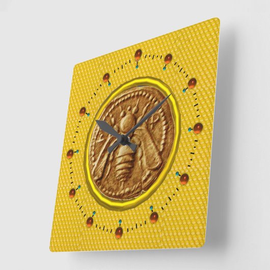 HONEY BEE ,BEEKEEPER VIERKANTE KLOK (Hoek)