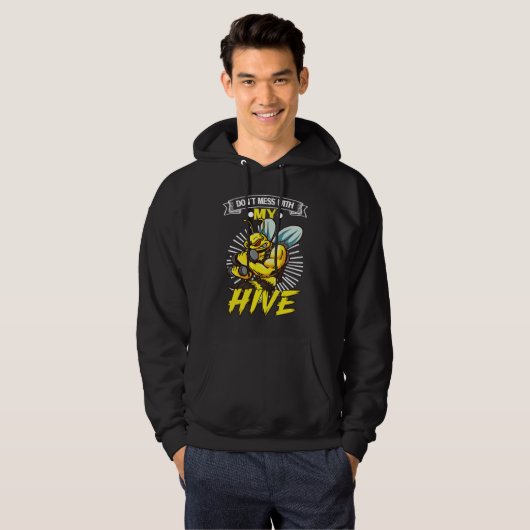 Honey Bee Beekeeping Beekeeper Honeybee Apiary Api Hoodie (Voorkant volledig)