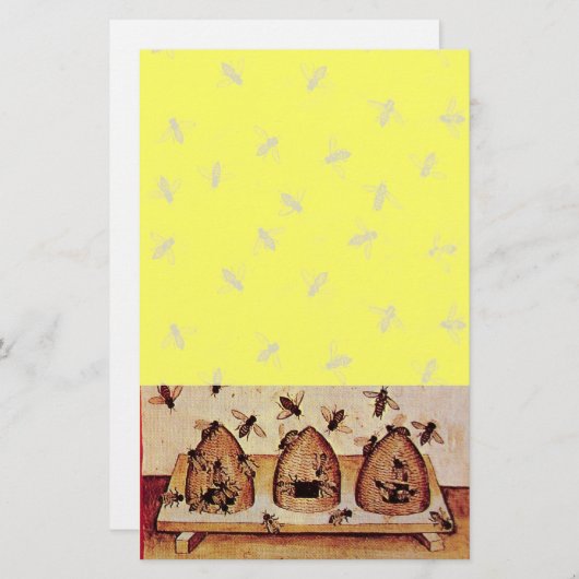 HONEY BEE ,BEEKEEPING BRIEFPAPIER (Voorkant / Achterkant)