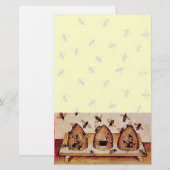 HONEY BEE ,BEEKEEPING BRIEFPAPIER (Voorkant / Achterkant)