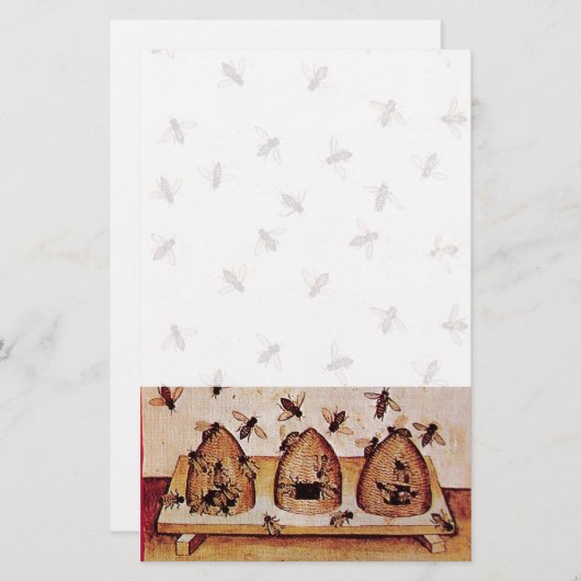 HONEY BEE ,BEEKEEPING BRIEFPAPIER (Voorkant / Achterkant)