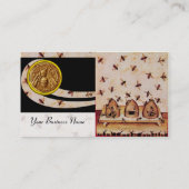 HONEY BEE ,BEEKEEPING VISITEKAARTJE (Achterkant)