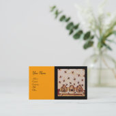 HONEY BEE ,BEEKEEPING VISITEKAARTJE (Staand voorkant)