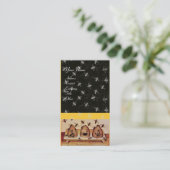HONEY BEE ,BEEKEEPING VISITEKAARTJE (Staand voorkant)