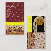 HONEY BEE ,BEEKEEPING VISITEKAARTJE (Voorkant / Achterkant)