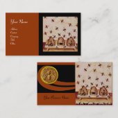 HONEY BEE ,BEEKEEPING VISITEKAARTJE (Voorkant / Achterkant)