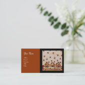 HONEY BEE ,BEEKEEPING VISITEKAARTJE (Staand voorkant)