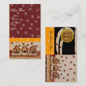 HONEY BEE ,BEEKEEPING VISITEKAARTJE (Voorkant / Achterkant)