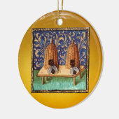 HONEY BEE, BEEKEPER BEEKEEPAPIRIST KERAMISCH ORNAMENT (Links)