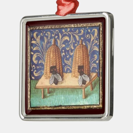 HONEY BEE, BEEKEPER BEEKEEPAPIRIST METALEN ORNAMENT (Links)