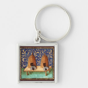 HONEY BEE, BEEKEPER BEEKEEPAPIRIST SLEUTELHANGER