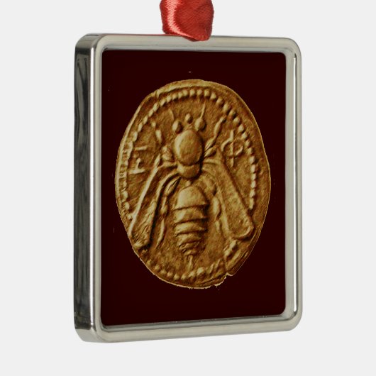 HONEY BEE, BEEKEPER METALEN ORNAMENT (Rechts)