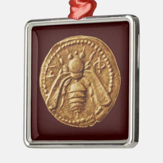 HONEY BEE, BEEKEPER METALEN ORNAMENT (Links)