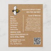 Honey Bee - Beeyard, Honing Boerderij Adverteren Flyer (Voorkant)