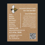 Honey Bee - Beeyard, Honing Boerderij Adverteren Flyer<br><div class="desc">Honey Bee - Beeyard,  Honey Boerderij Adverteren flyers bij de Visitekaartje Store.</div>