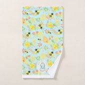 Honey Bee Blue Bad Handdoek (Handdoek)