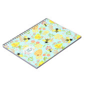 Honey Bee Blue Notitieboek (Linkerzijde)