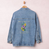Honey Bee Boerderij gele lavendel Denim Jacket (Hangar)
