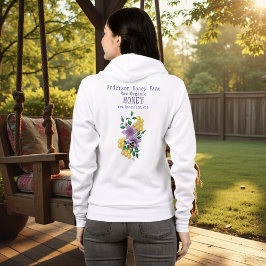 Honey Bee Boerderij gele lavendel Hoodie