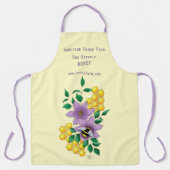 Honey Bee Boerderij gele lavendel Schort (Voorkant)