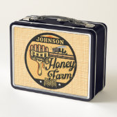 Honey Bee Boerderij Gepersonaliseerde NAAM Sweet B (Achterkant)