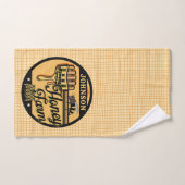 Honey Bee Boerderij Gepersonaliseerde NAAM Sweet B Bad Handdoek (Handdoek)