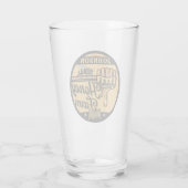 Honey Bee Boerderij Gepersonaliseerde NAAM Sweet B Glas (Achterkant)