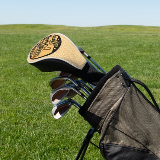 Honey Bee Boerderij Gepersonaliseerde NAAM Sweet B Golfheadcover (Insitu)