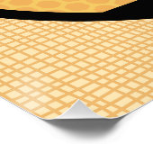 Honey Bee Boerderij Gepersonaliseerde NAAM Sweet B Perfect Poster (Hoek)