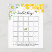 Honey bee bridal bingo game (Voorkant)