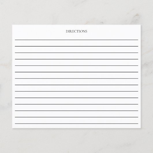 Honey Bee Bridal Shower Double Sided Recipe Card (Achterkant)