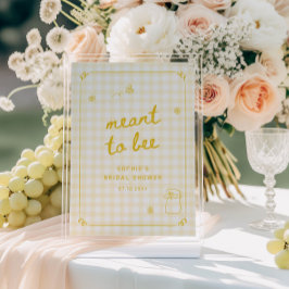 Honey Bee Bridal Shower Meant to Bee Card Kaart