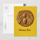 HONEY BEE BRIEFKAART (Voorkant / Achterkant)